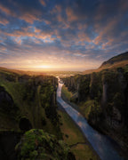 Fjaðrárgljúfur 1 Poster och Canvastavla