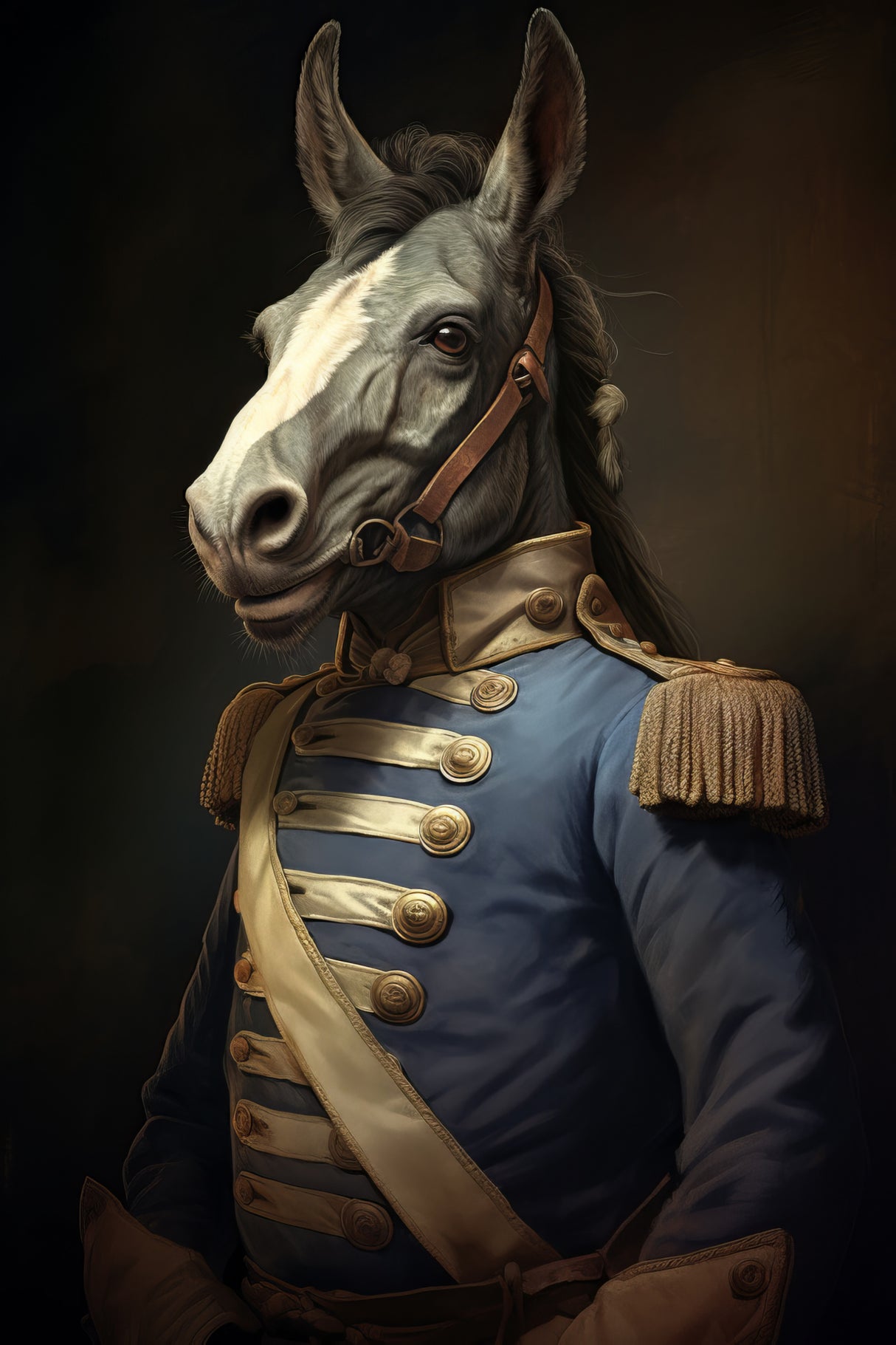 Donkey In Costume 1 Poster och Canvastavla