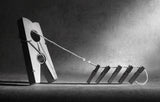 The tug-of-war Poster och Canvastavla