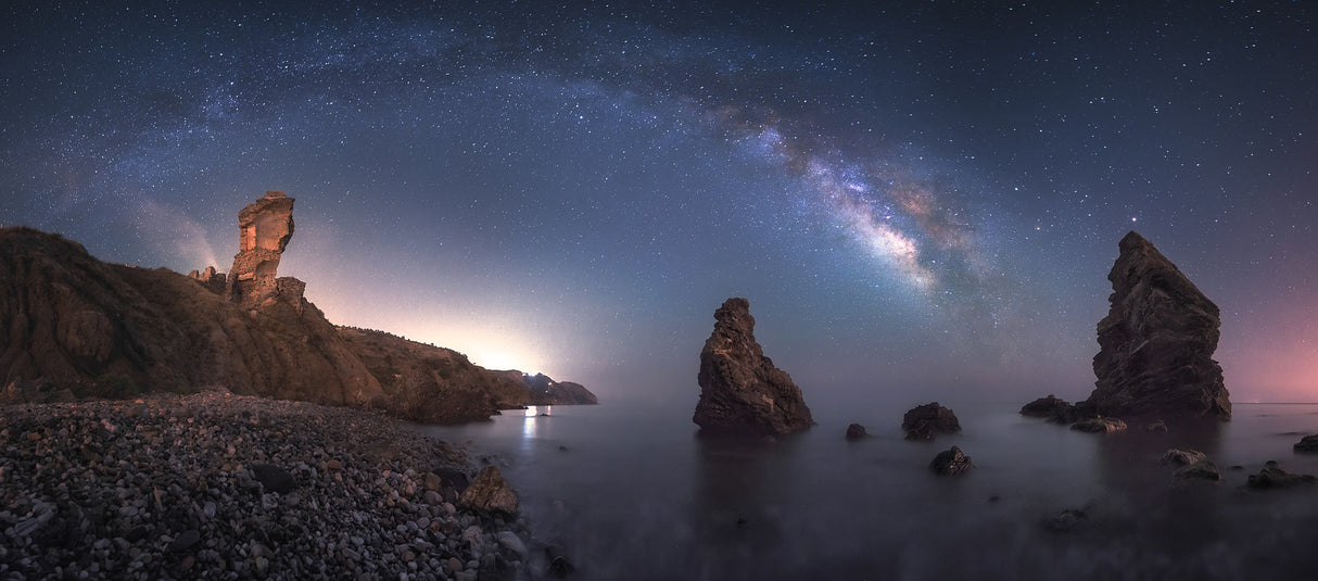 Sea of galaxies Poster och Canvastavla