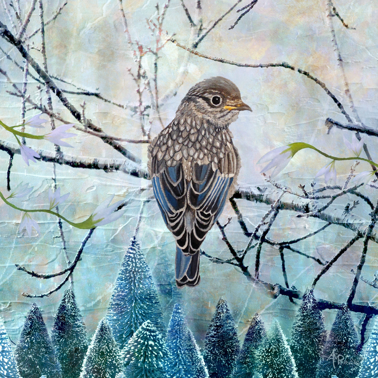 Winter Glow Poster och Canvastavla