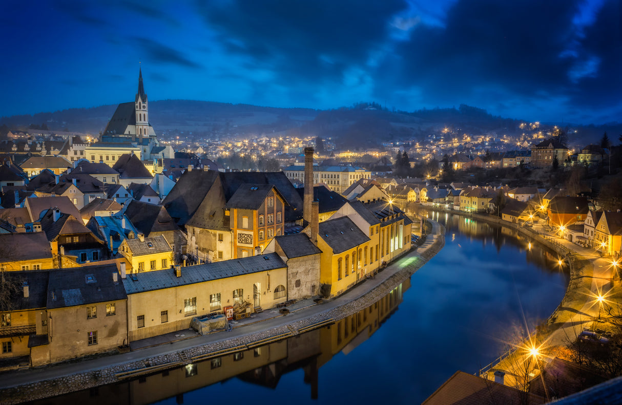 Magical Cesky Krumlov Poster och Canvastavla