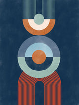 3x4 Aspectratiobluerust50 Poster och Canvastavla
