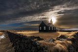 Búðakirkja Poster och Canvastavla