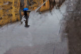 The blue umbrella Poster och Canvastavla