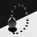 Arch Drops Egg Poster och Canvastavla