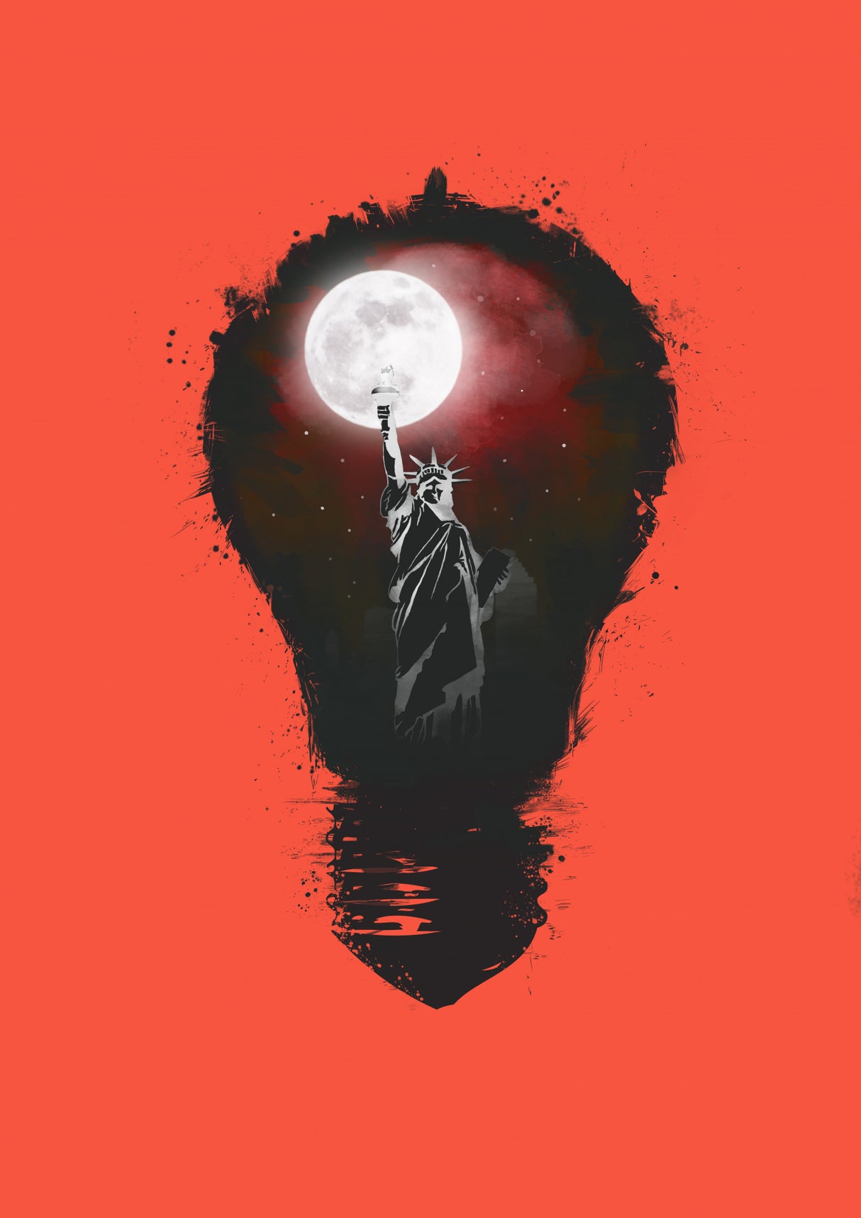 New York City Lights Poster och Canvastavla