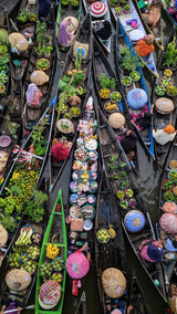 Floating market Poster och Canvastavla