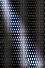 red street lamp Poster och Canvastavla