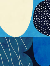 Shapes Play3 2blue Poster och Canvastavla