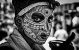 Theyyam Ceremony Performer drinking some water - Kannur- India" Poster och Canvastavla