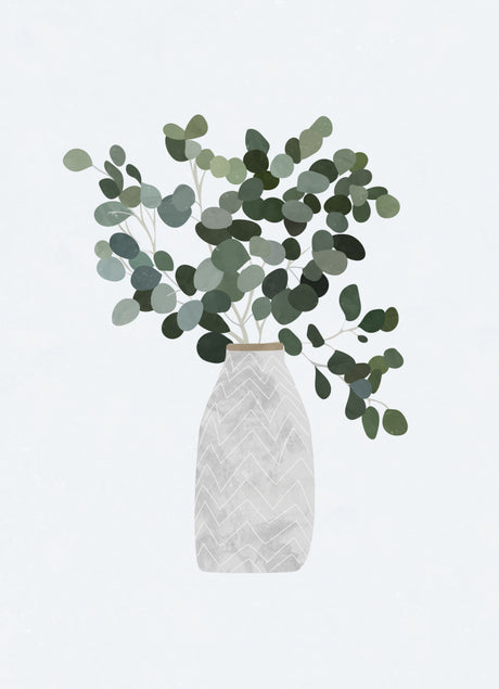 Scandi Japandi House Plant 3 Vas och keramikposter