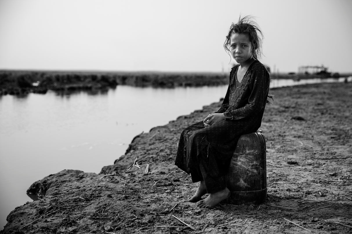 Girl from Al Ahwar Poster och Canvastavla