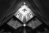 Plane city Poster och Canvastavla