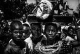 In a market in Benin. Poster och Canvastavla