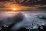 Dawn at Jokulsarlon Poster och Canvastavla