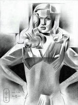 Sans Titre 28 06 23 (veronica Lake) Poster och Canvastavla