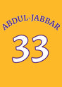 Abdul-Jabbar lakers poster