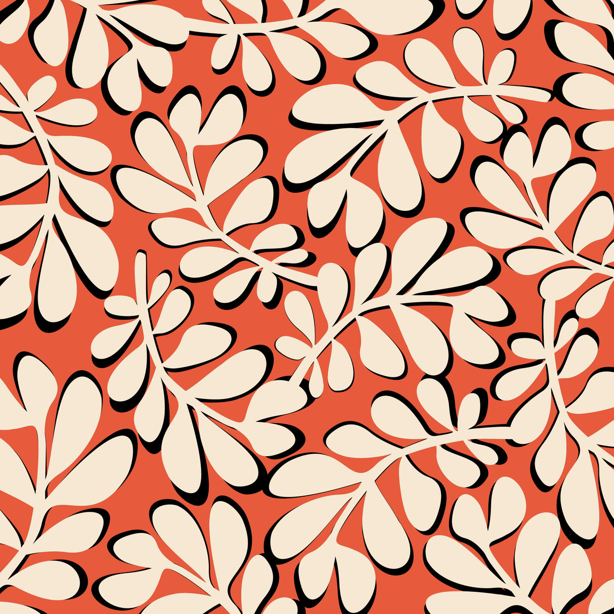 Mid Mod Cherry Red Poster och Canvastavla