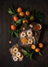 Mandarin Linzer Cookies Poster och Canvastavla