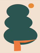Minimal Tree Poster och Canvastavla