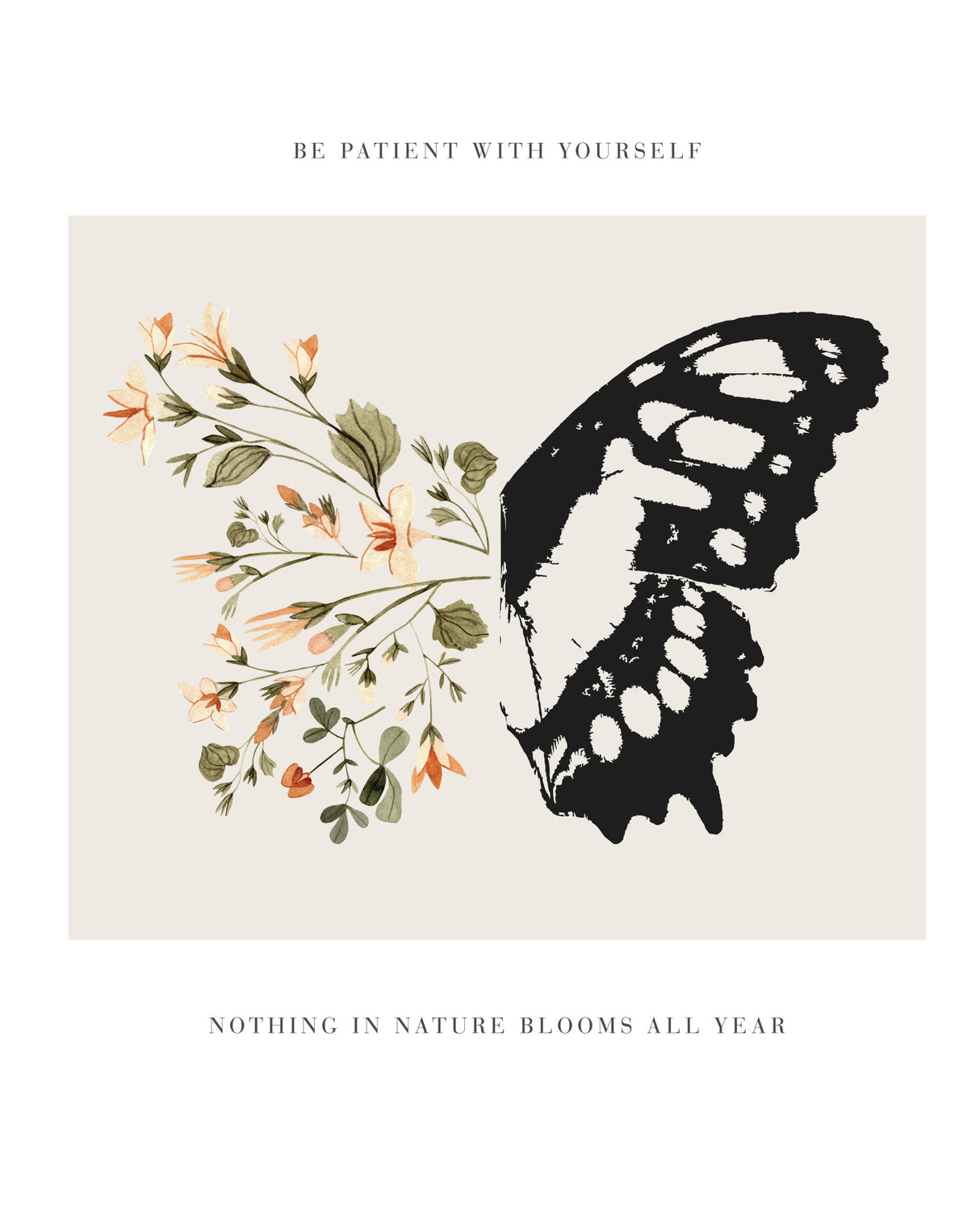 Be Patient Poster och Canvastavla
