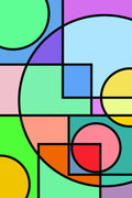 Abstract Circles Collection #2 Poster och Canvastavla