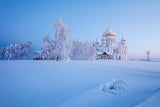 Belogorsky Monastery Poster och Canvastavla