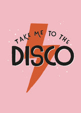 Take Me To the Disco Poster och Canvastavla