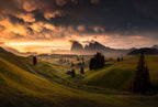 Alpe di Siusi Poster och Canvastavla