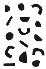 Abstract Get Together No 1 Poster och Canvastavla