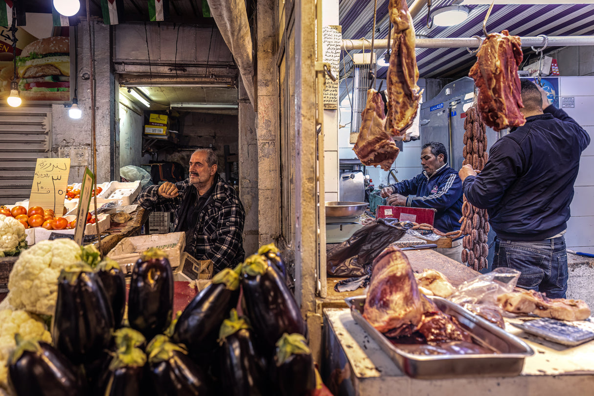 Night market of Amman Poster och Canvastavla