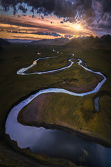 Colorful rivers Poster och Canvastavla