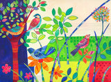 Birds, Flowers and Patterns Poster och Canvastavla