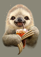 sloth and soft drink Poster och Canvastavla