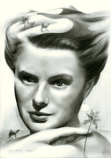 Ingrid Bergman Poster och Canvastavla