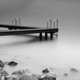 A bathing jetty Poster och Canvastavla