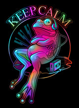 frog loves music Poster och Canvastavla