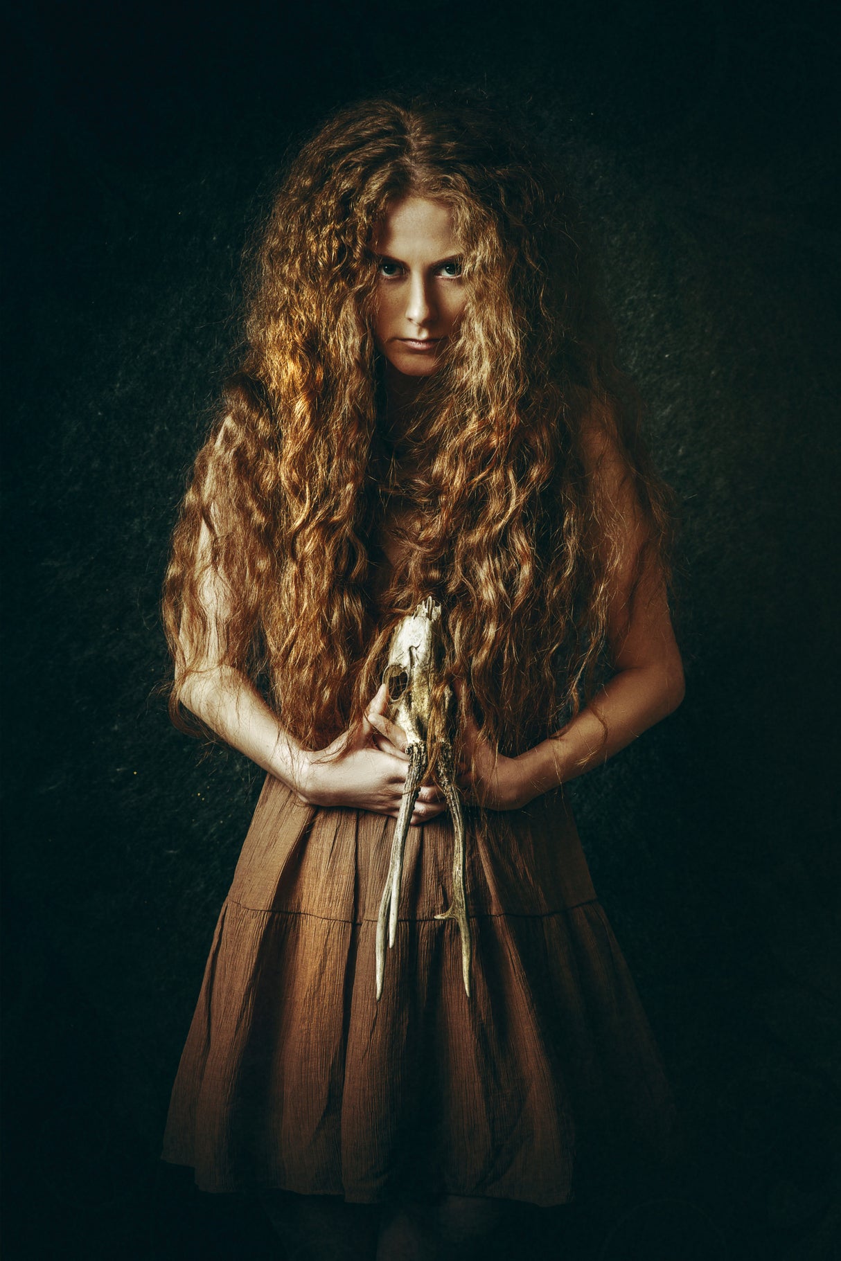 Redhead witch Poster och Canvastavla