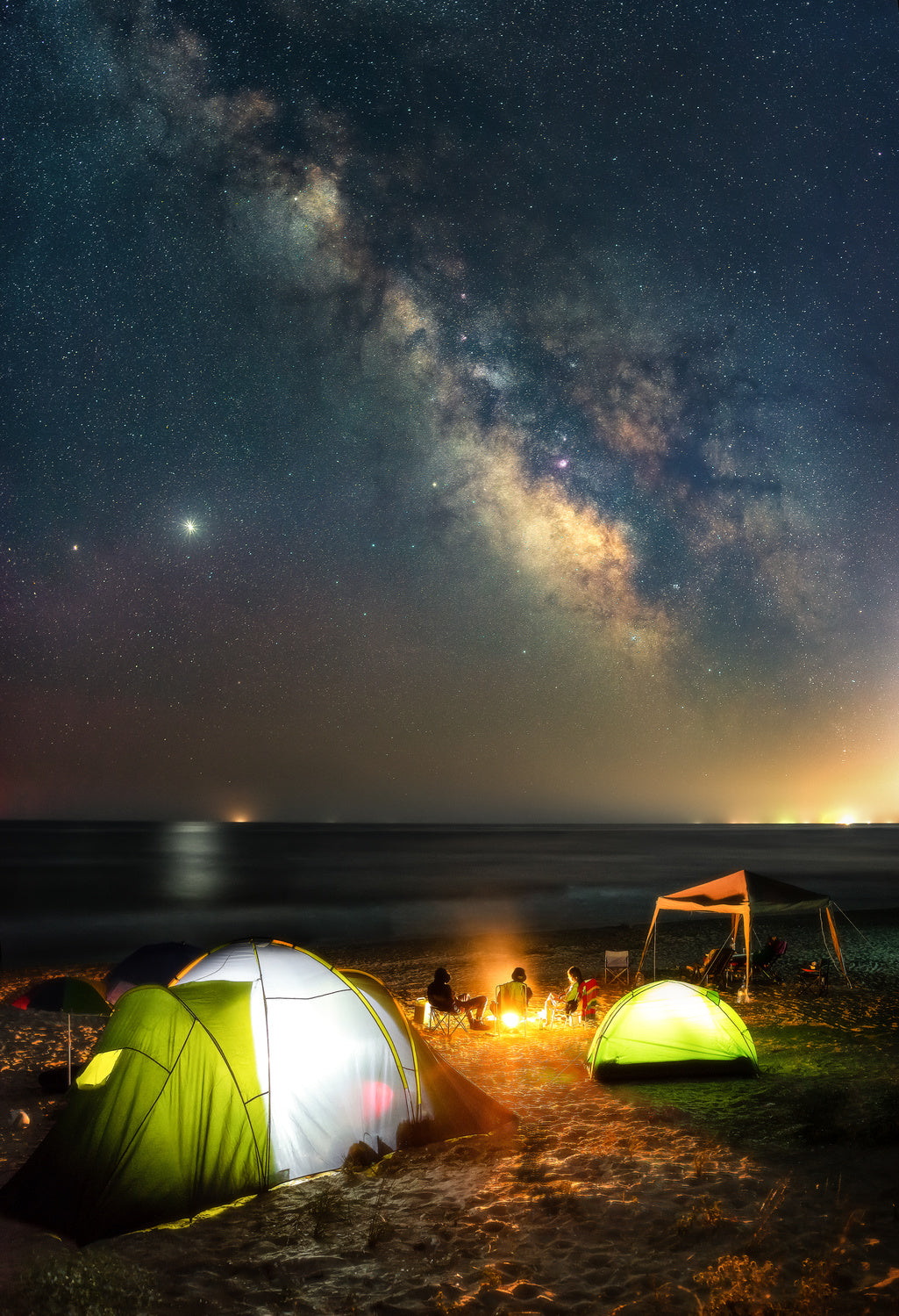Night by the sea Poster och Canvastavla