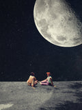 I Gave You the Moon for a Smile Poster och Canvastavla