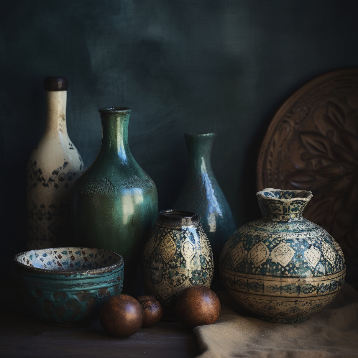 Moroccan Still Life No 4 Poster och Canvastavla