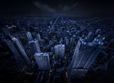 Chicago Blue Hour Poster och Canvastavla