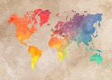 World map 43 Poster och Canvastavla
