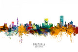 Pretoria South Africa Skyline Poster och Canvastavla
