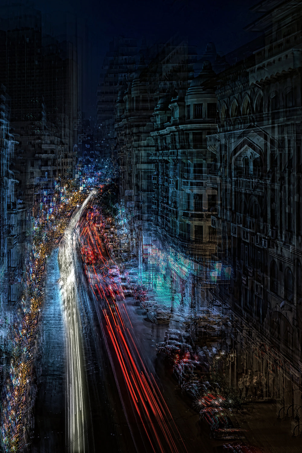 Broken lights V2 Poster och Canvastavla
