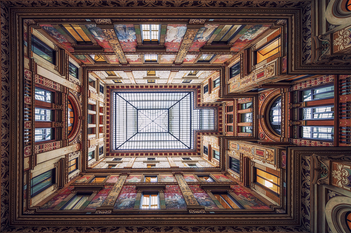 Galleria Sciarra, Rome. Poster och Canvastavla