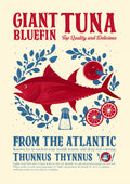 Tuna kitchen print Poster och Canvastavla