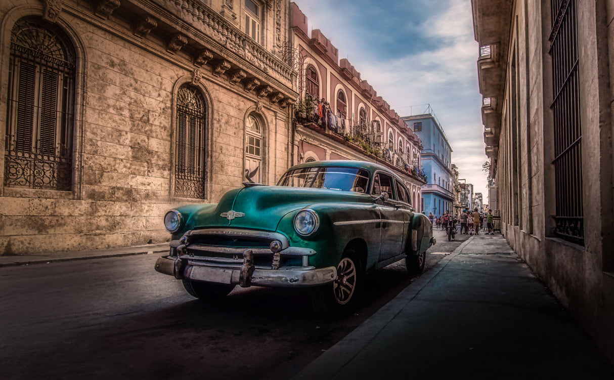 Cuban Car Poster och Canvastavla
