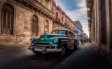 Cuban Car Poster och Canvastavla